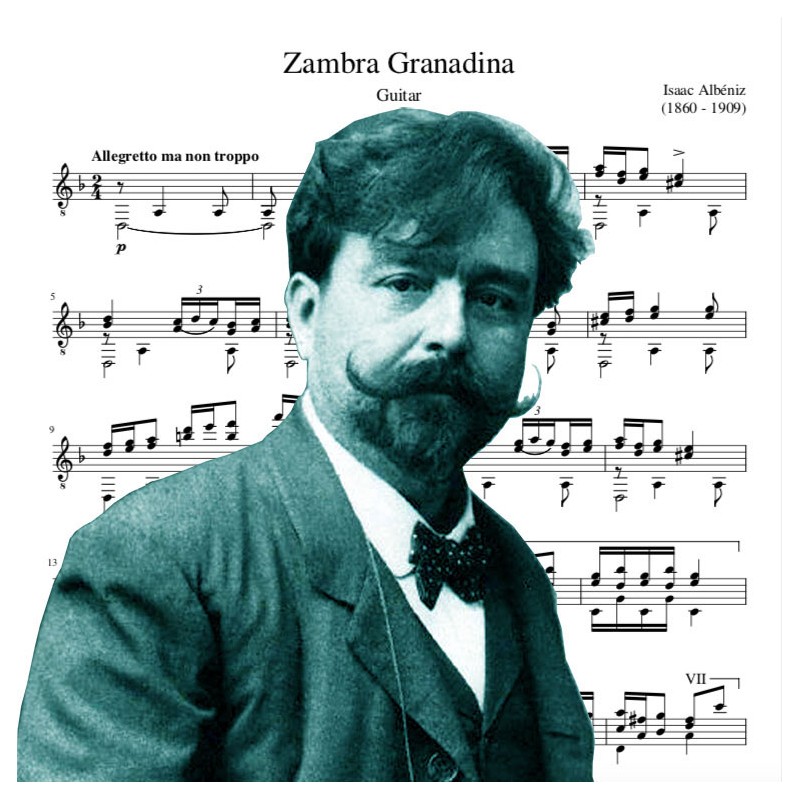 Isaac Albéniz - Zambra Granadina Suite Espanola No.2 Op.97 - Sheet Guitar