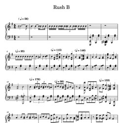 Rush B - Piano - (Sheets,...