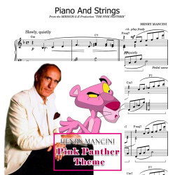Piano And Strings - Piano - Harry Mancini (Tutorial, Sheets Score)