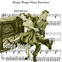 Boogie Woogie Piano Exercises – Misc Traditional (Tutorial Piano, Sheets Score)