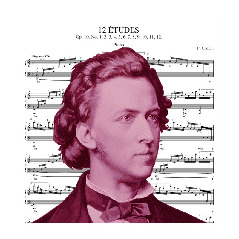 12 Études Op. 10 - Frédéric François Chopin (Sheets Piano Op.10, Piano Tutorial Chopin)