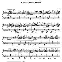 Chopin - Etude No. 9 Op. 25...