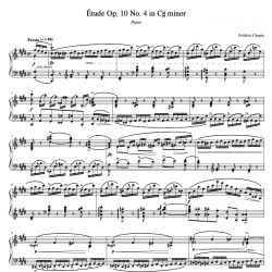 Chopin - Etude Op. 10 No. 4...