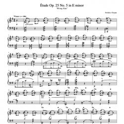 Chopin - Étude Op. 25 No....