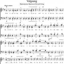 Grieg : Valgsang TTBB -...