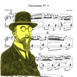 Gnossienne No 5 - Piano -...